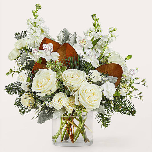Fresh Snowfall Bouquet –  Greenwich Blooms Florist Inc, Greenwich CT