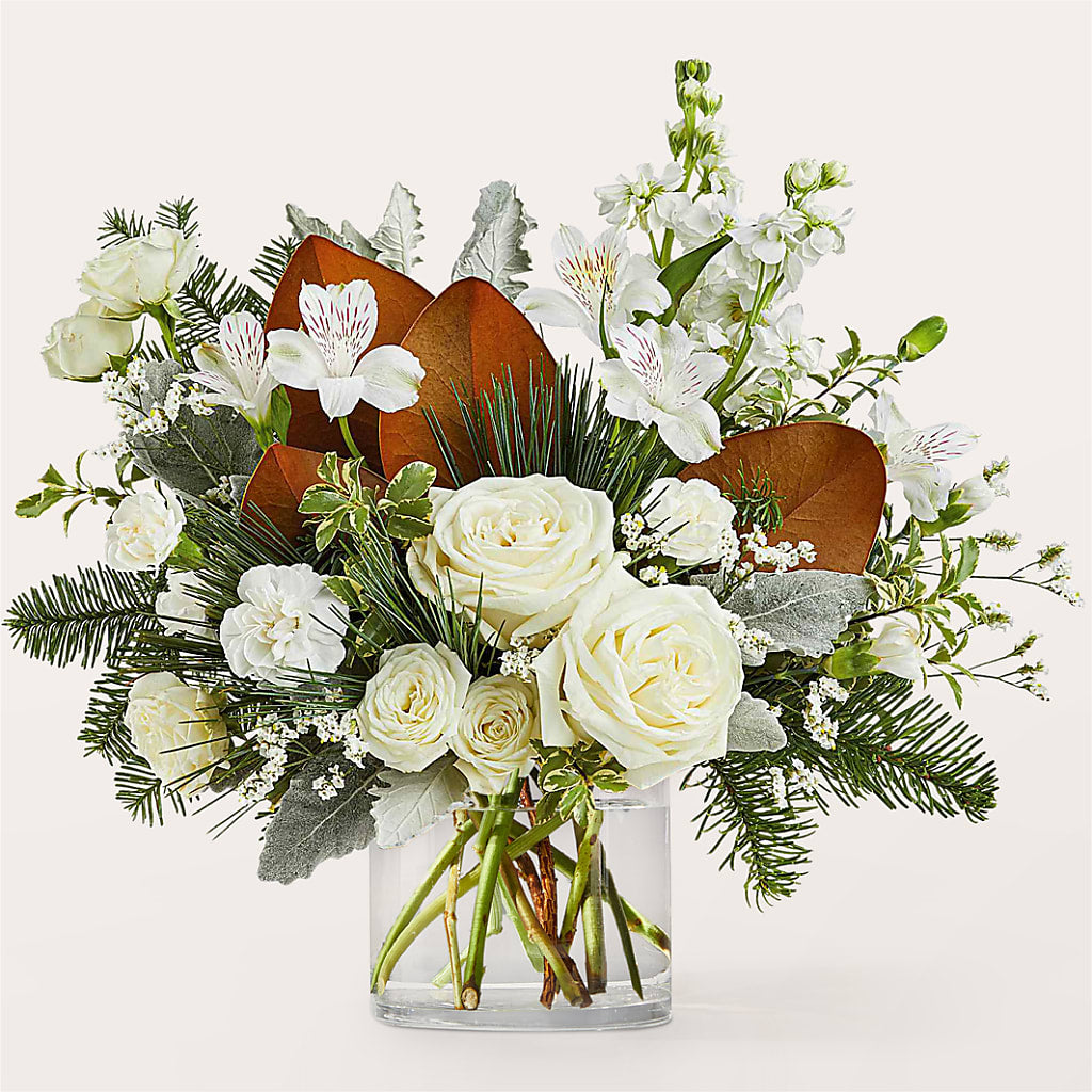 Fresh Snowfall Bouquet –  Greenwich Blooms Florist Inc, Greenwich CT