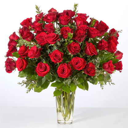 Forever Yours Fifty Stem Red Rose Bouquet –  Greenwich Blooms Florist Inc, Greenwich CT