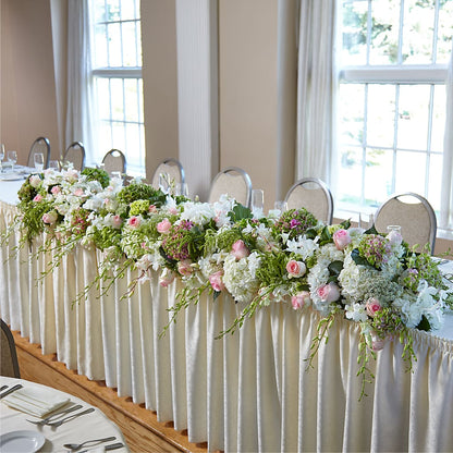State of Joy Head Table Arrangement –  Greenwich Blooms Florist Inc, Greenwich CT