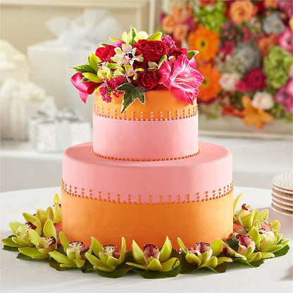 Sweet Citrus Cake Decor –  Greenwich Blooms Florist Inc, Greenwich CT