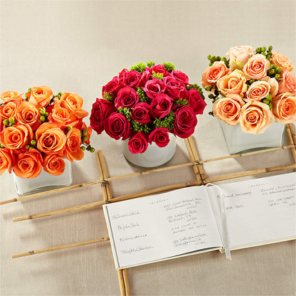 Dawn Rose Centerpiece –  Greenwich Blooms Florist Inc, Greenwich CT