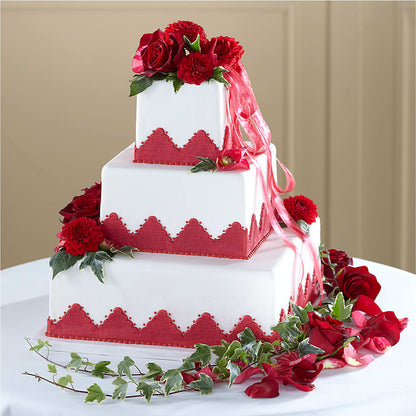 Forever Happiness Cake Decor –  Greenwich Blooms Florist Inc, Greenwich CT